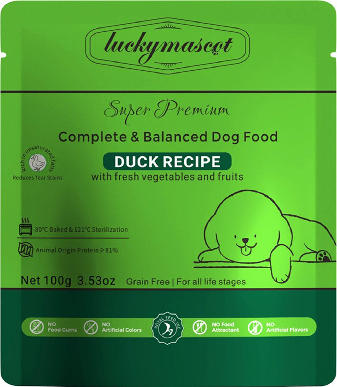 High Fresh Soft-Baked Dog Food (DUCK RECIP)